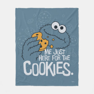 Cookie Monster Ich nur hier für die Cookies Fleecedecke