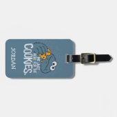 Cookie Monster | Ich nur hier für die Cookies Gepäckanhänger (Vorderseite horizontal)