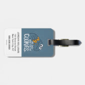 Cookie Monster | Ich nur hier für die Cookies Gepäckanhänger (Rückseite horizontal)