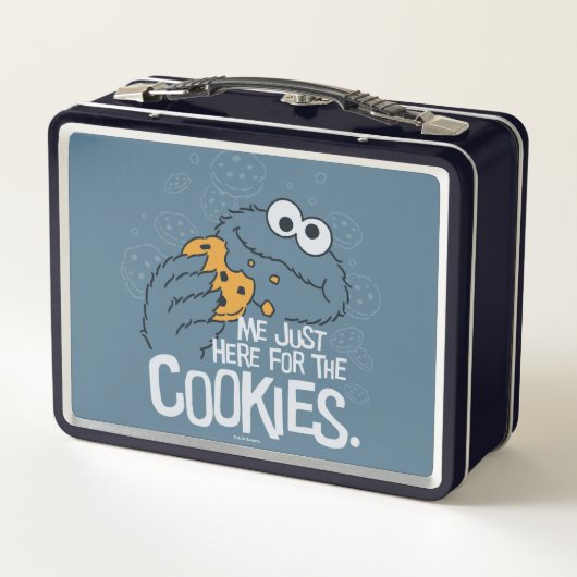 Cookie Monster | Ich nur hier für die Cookies Metall Lunch Box (Rückseite)