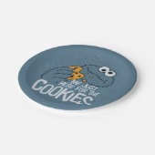 Cookie Monster | Ich nur hier für die Cookies Pappteller (Schrägansicht)