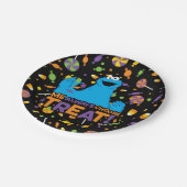 Cookie Monster - Ich wähle immer Leckerei Pappteller (Schrägansicht)