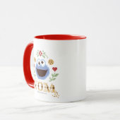 Cookie-Monster-Imitate kreuzen Tasse (Vorderseite Links)
