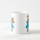 Cookie Monster isst alle Kekse Kaffeetasse (Mittel)