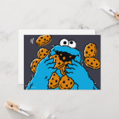 Cookie Monster isst alle Kekse Karte (Vorderseite/Rückseite Beispiel)