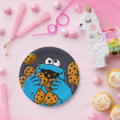 Cookie Monster isst alle Kekse Pappteller (Party)