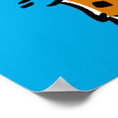 Cookie Monster isst alle Kekse Poster (Ecke)