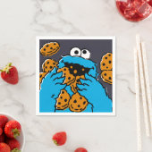 Cookie Monster isst alle Kekse Serviette (Beispiel)