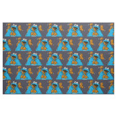 Cookie Monster isst alle Kekse Stoff (Fat Quarter (45,7 x 55,9 cm))