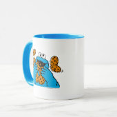 Cookie Monster isst alle Kekse Tasse (Vorderseite Links)