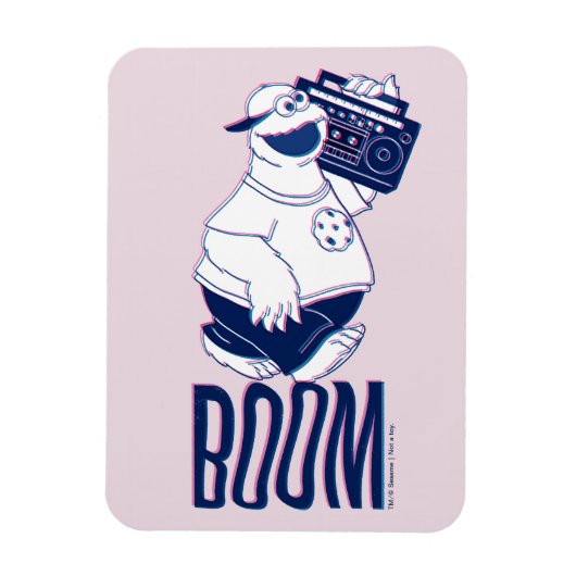 Cookie Monster | Jamming mit der Boom Box Magnet (Vertikal)