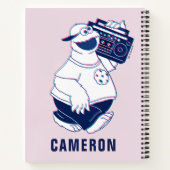 Cookie Monster | Jamming mit der Boom Box Notizblock (Rückseite)