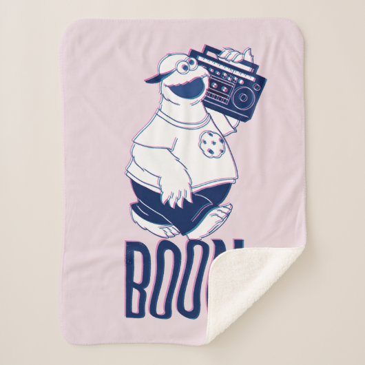 Cookie Monster | Jamming mit der Boom Box Sherpadecke (Vorderseite)