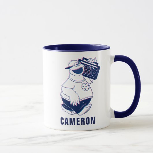 Cookie Monster | Jamming mit der Boom Box Tasse (Rechts)