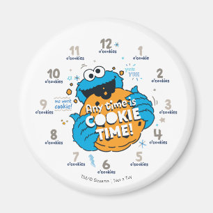 Cookie Monster   Jede Zeit ist Cookie-Zeit Magnet