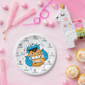 Cookie Monster | Jede Zeit ist Cookie-Zeit Pappteller (Party)
