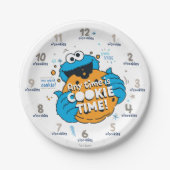 Cookie Monster | Jede Zeit ist Cookie-Zeit Pappteller (Vorderseite)