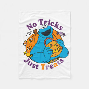 Cookie Monster Keine Tricks nur Leckereien Fleecedecke