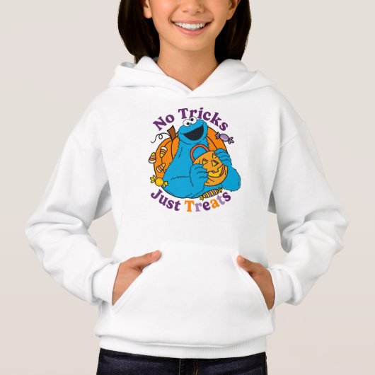 Cookie Monster | Keine Tricks nur Leckereien Hoodie (Vorderseite)