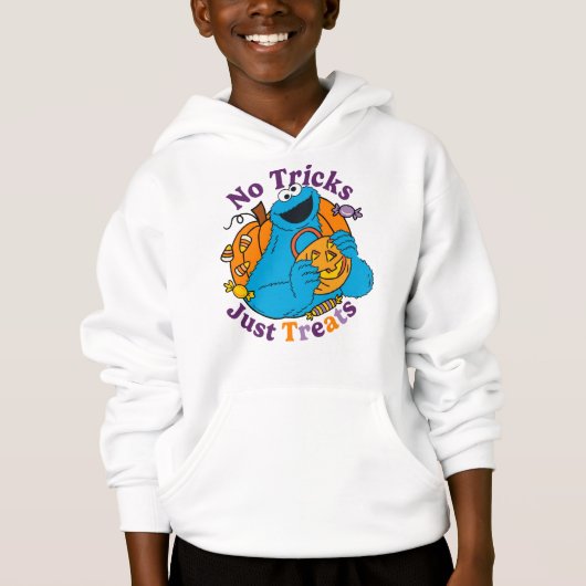 Cookie Monster | Keine Tricks nur Leckereien Hoodie (Vorderseite)