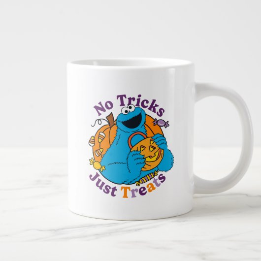 Cookie Monster | Keine Tricks nur Leckereien Jumbo-Tasse (Rechts)