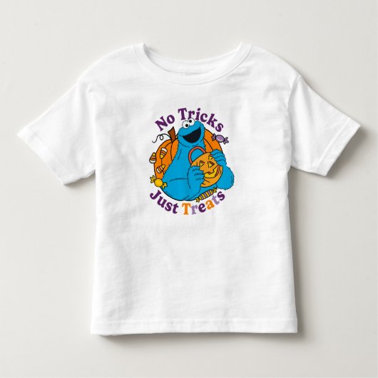 Cookie Monster | Keine Tricks nur Leckereien Kleinkind T-shirt (Vorderseite)