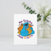 Cookie Monster | Keine Tricks nur Leckereien Postkarte (Stehend Vorderseite)