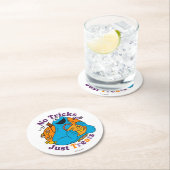Cookie Monster | Keine Tricks nur Leckereien Runder Pappuntersetzer (Vor Ort)