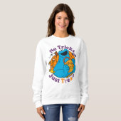Cookie Monster | Keine Tricks nur Leckereien Sweatshirt (Vorne ganz)