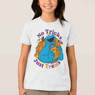 Cookie Monster   Keine Tricks nur Leckereien Tri-Blend Shirt