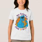 Cookie Monster | Keine Tricks nur Leckereien Tri-Blend Shirt (Vorderseite)