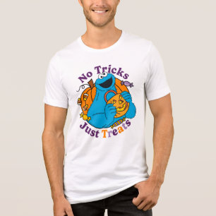Cookie Monster Keine Tricks nur Leckereien Tri-Blend Shirt