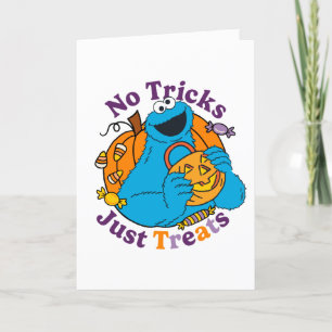 Cookie Monster   Keine Tricks, nur Leckerlis Feiertagskarte
