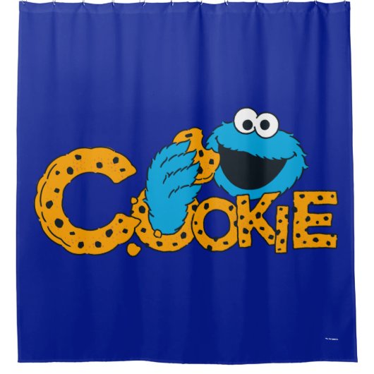 Cookie Monster | Keks! Duschvorhang (Vorderseite)