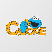 Cookie Monster | Keks! Fensteraufkleber (Blatt)