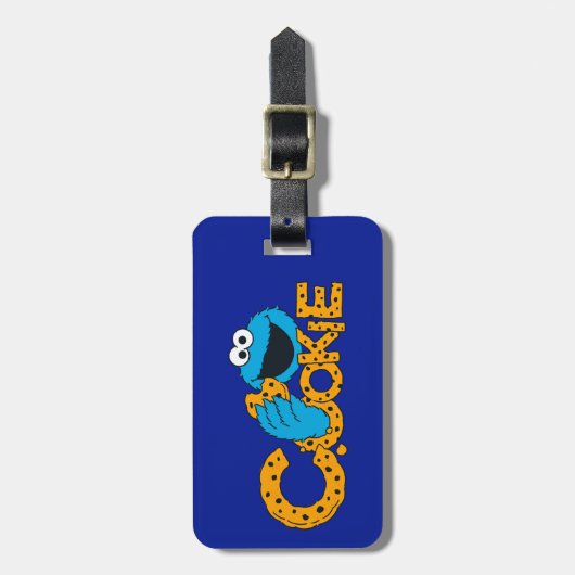 Cookie Monster | Keks! Gepäckanhänger (Vorderseite vertikal)