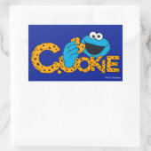 Cookie Monster | Keks! Rechteckiger Aufkleber (Tasche)