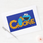 Cookie Monster | Keks! Rechteckiger Aufkleber (Umschlag)