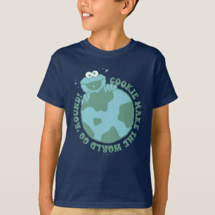 Cookie Monster Kekse bringen die Welt zum Drehen T-Shirt