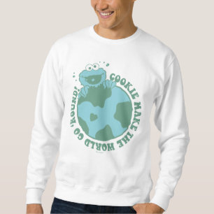 Cookie Monster Kekse bringen die Welt zum Laufen Sweatshirt