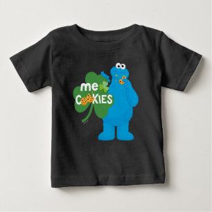 Cookie Monster Kleeblatt Liebe Baby T-shirt