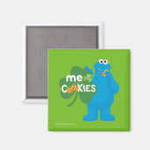 Cookie Monster | Kleeblatt Liebe Magnet (Vorderseite/Rückseite)