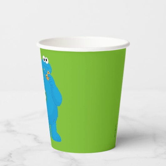 Cookie Monster | Kleeblatt Liebe Pappbecher (Rückseite)