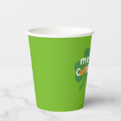 Cookie Monster | Kleeblatt Liebe Pappbecher (Vorderseite)