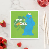 Cookie Monster | Kleeblatt Liebe Serviette (Beispiel)
