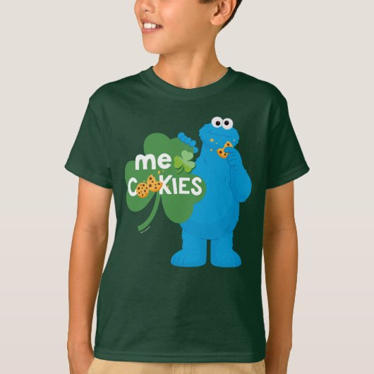 Cookie Monster | Kleeblatt Liebe T-Shirt (Vorderseite)