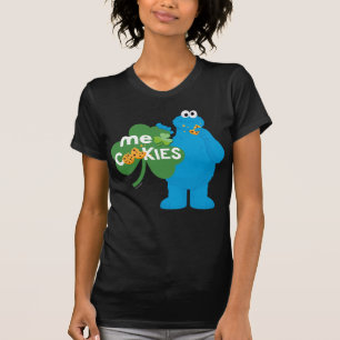Cookie Monster   Kleeblatt Liebe T-Shirt