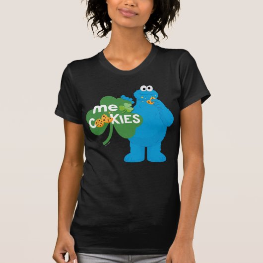 Cookie Monster | Kleeblatt Liebe T-Shirt (Vorderseite)