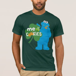 Cookie Monster   Kleeblatt Liebe T-Shirt