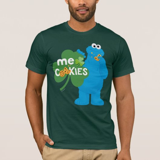 Cookie Monster | Kleeblatt Liebe T-Shirt (Vorderseite)